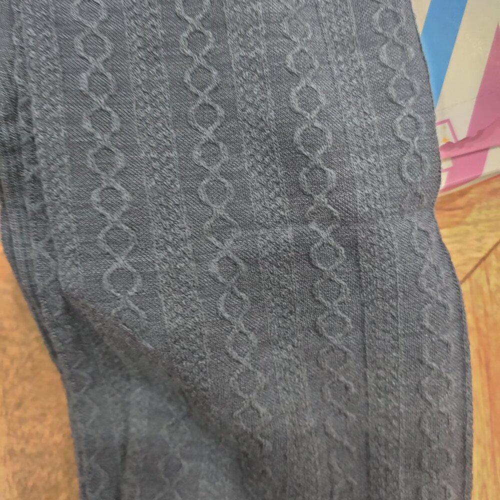 SNAG Cabled opaque tights size G New plus size
